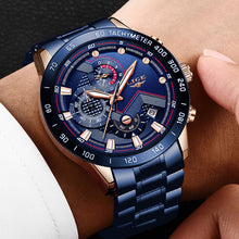 Load image into Gallery viewer, LIGE 2022 new fashion men watch
