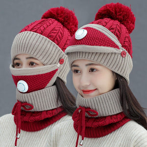 Beanie Scarf Nose Cover Woman,winter