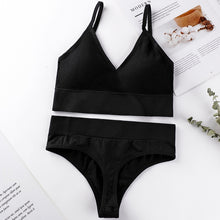 Load image into Gallery viewer, Wireless bralette underwear set
