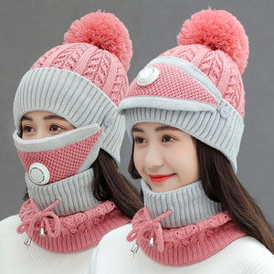 Beanie Scarf Nose Cover Woman,winter