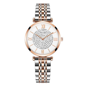 Diamond Ladies Wristwatches Stainless Steel