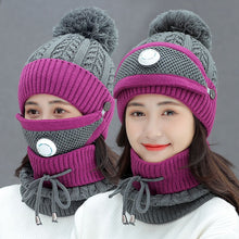 Load image into Gallery viewer, Beanie Scarf Nose Cover Woman,winter
