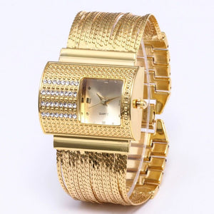 Creativity 2022 Fashion Luxury Ladies Wrist Watches Top Brand Gold Steel Strap Waterproof Women&#39;s Bracelet Watch Zegarek Damski