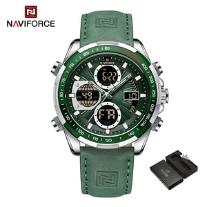 Chronograph sports wristwatch alarm clock