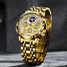 Load image into Gallery viewer, LIGE New Women&#39;s Gold Watch
