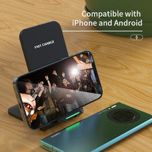 Load image into Gallery viewer, 30W Wireless Charger Stand Pad for  iPhone &amp; Samsung S21 S20
