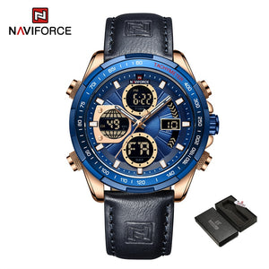 Chronograph sports wristwatch alarm clock