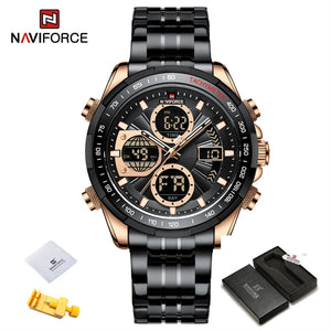 Chronograph sports wristwatch alarm clock