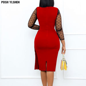 African summer bodycon dress