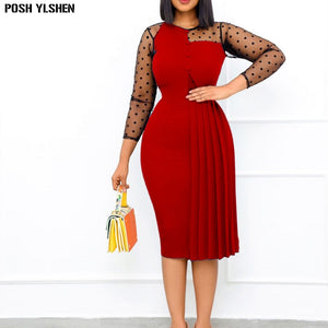 African summer bodycon dress