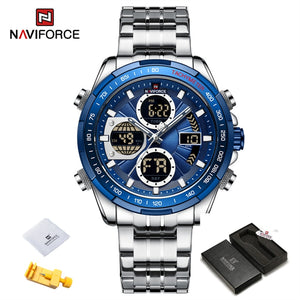 Chronograph sports wristwatch alarm clock