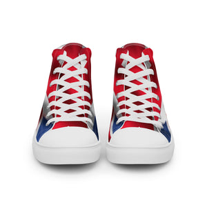 Men’s high top canvas shoes