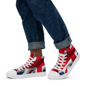 Men’s high top canvas shoes