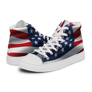 Women’s high top canvas shoes