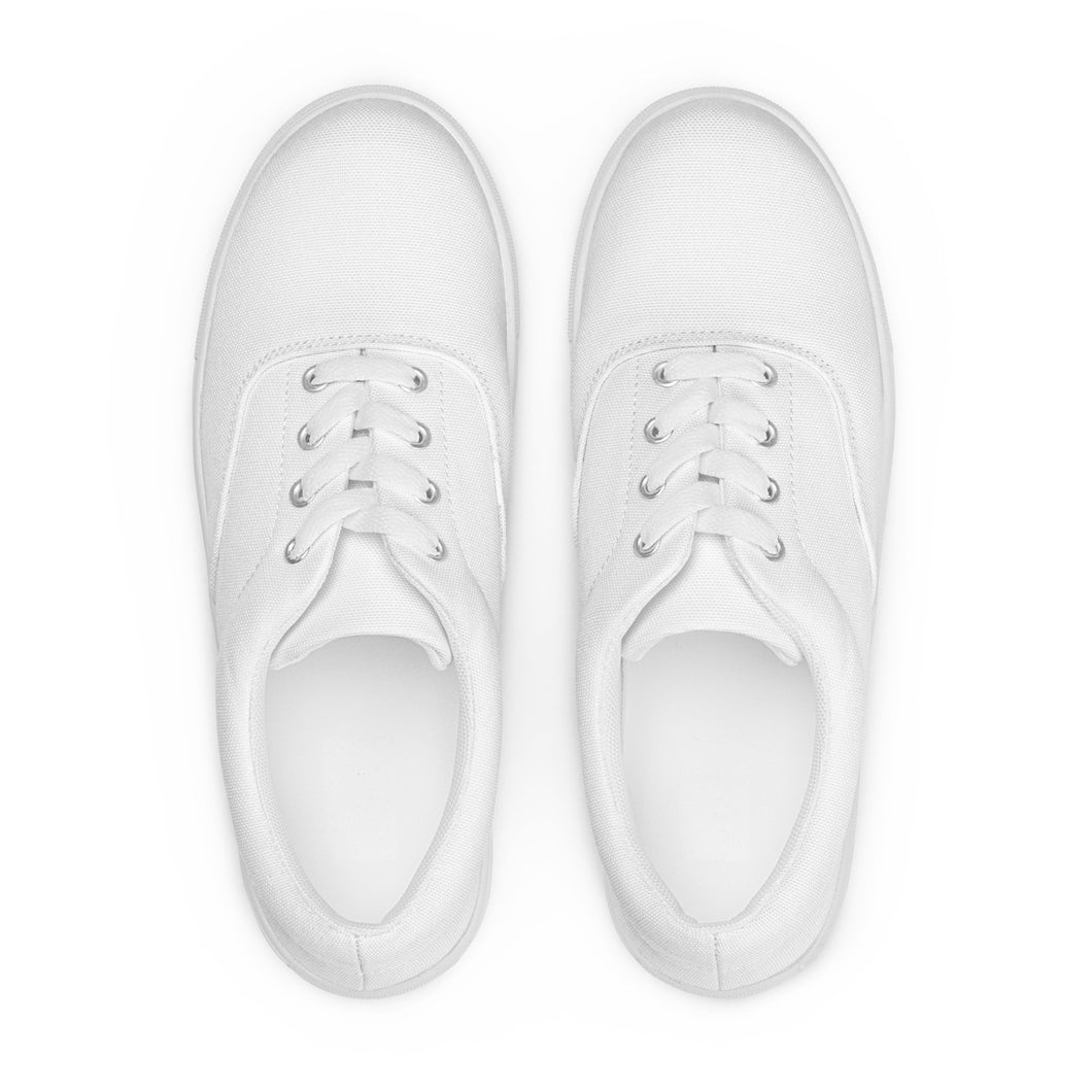 Women’s lace-up canvas shoes