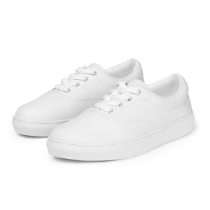 Women’s lace-up canvas shoes